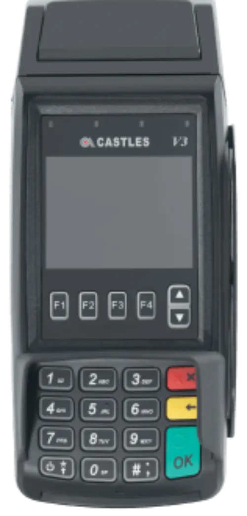 Мобильный POS-терминал Castles VEGA 3000M2 3G 3,5” Color touch screen contactless