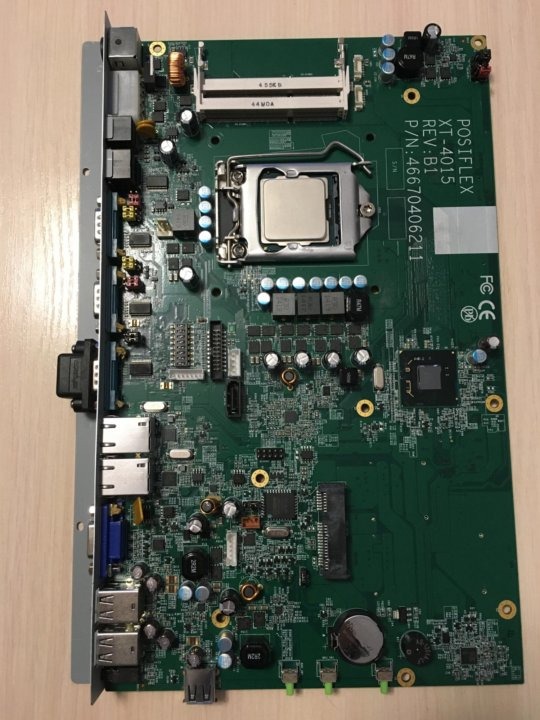 Материнская плата для XT-4015 ( Main Board for XT-4015H, w/ CPU Intel i3-3220,3.3G Ivy, w/ I/O Plate,  (M/B Ver.A1))